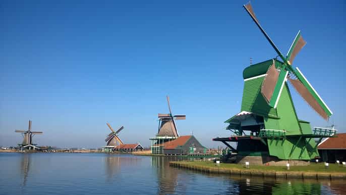 amsterdam halfday zaan windmill dinner cruise