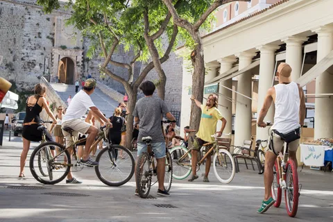 Ibiza-Stadt: Private geführte Besichtigungstour mit dem Fahrrad