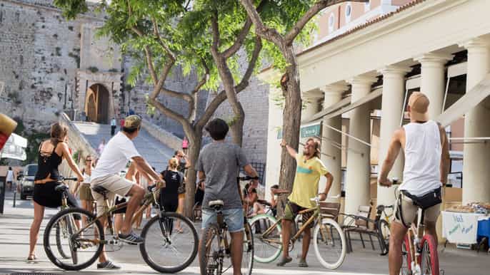 Ibiza Town Private Sightseeing Tour by Bike