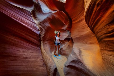 Page, AZ: Ticket voor Lower Antelope Canyon en rondleiding