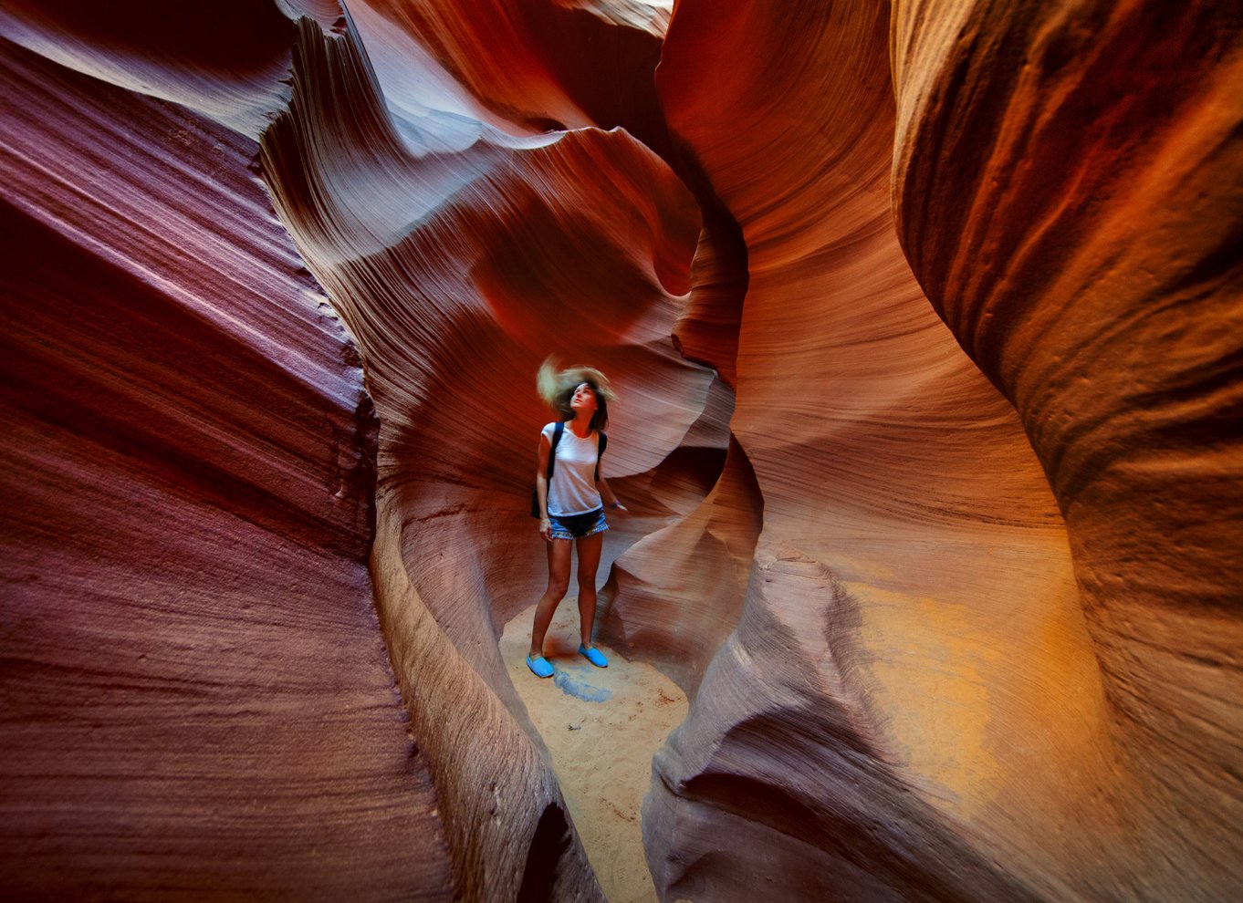 Side: Lower Antelope Canyon Prime-Time guidet tur