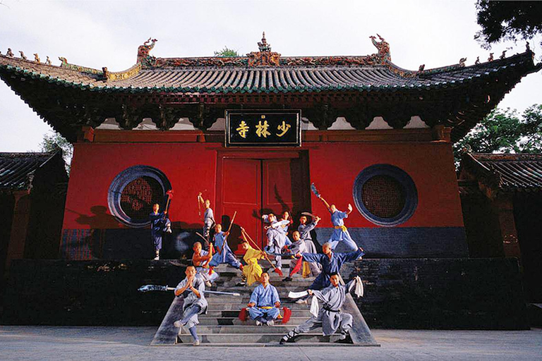 Zhengzhou: Private Tour to Shaolin Temple & Longmen Grottoes Basic Tour including guide and transfer no ticket no lunch