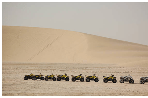 Doha: Quad Bike Wüstensafari mit Abholung vom Hotel