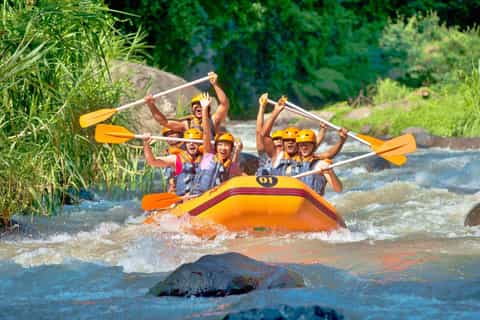 Phuket: 4-in-1 ATV, Zipline, Temple and River Rafting