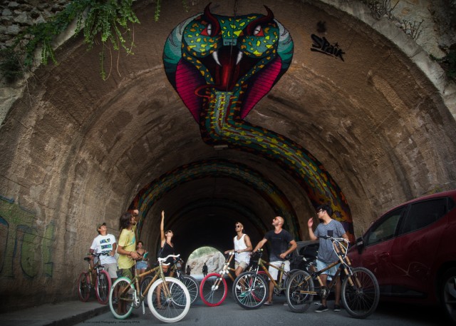 Visit Ibiza Street Art Private Tour by Bike in Santa Eulalia del Río