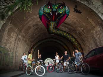 Ibiza: Private Street-Art-Tour per Fahrrad Ibiza: Private Street-Art-Tour per Fahrrad