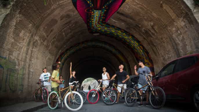 ibiza street art private tour by bike
