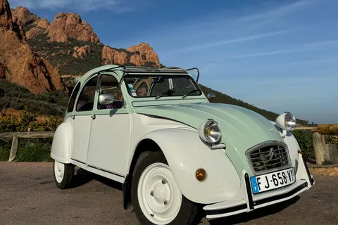 Corniche d'or 2CV Tour with Wine Tasting
