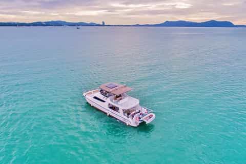 From Phuket: Phi Phi & Maiton Islands Day Trip by Catamaran