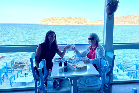 Mirabello with Spinalonga and Agios Nikolaos from EloundaLimo 3-seats Premium Class or SUV Vehicle