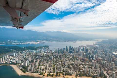 Tour panorámico en hidroavión sobre Vancouver