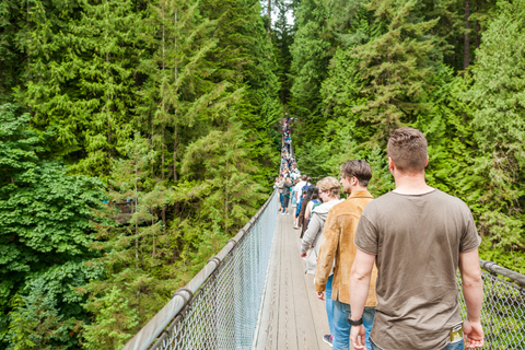 Depuis Vancouver : Grouse Mountain et pont suspendu de Capilano