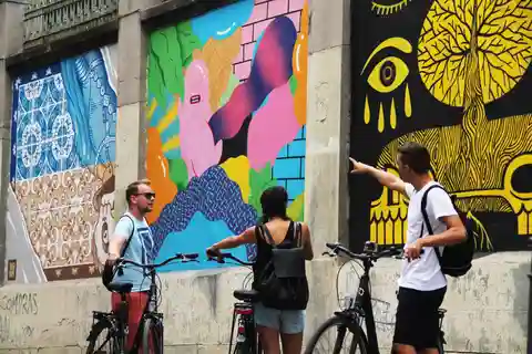 Madri: Passeio de bicicleta pela arte de rua
