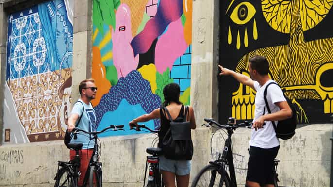 madrid street art bike tour
