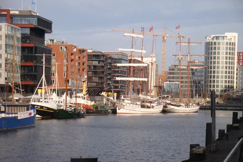 Hamburg: Geführte Fahrradtour durch den Hafen
