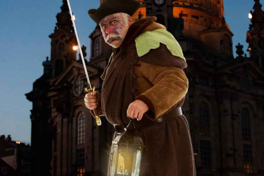 Gruselige Tour durch Dresden mit einem Dungeon Master. Foto: GetYourGuide