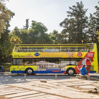 Athen: Stadt und Meer Gelbe Hop-On/Hop-Off Bus Tour