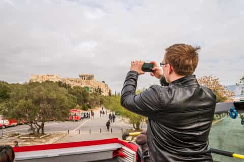 Athens: City and Seaside Yellow Hop-on Hop-off Bus Tour