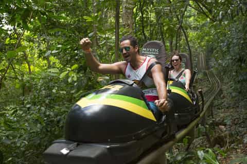 mystic mountain jamaica entry ticket with bobsled ride