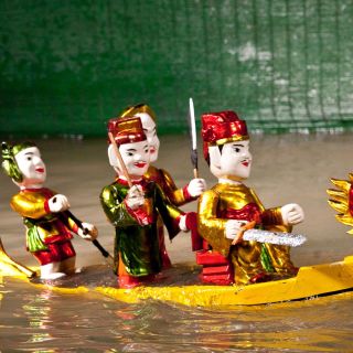 Ho Chi Minh: biglietto per lo spettacolo di marionette sull'acqua