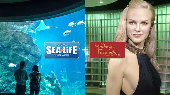 sea life bangkok ocean world madame tussauds combo ticket