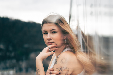 Foto di strada nelle vie più belle di Budapest