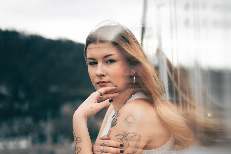 Foto di strada nelle vie più belle di Budapest