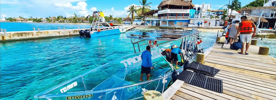 Isla Mujeres : excursion en bateau 100% transparente