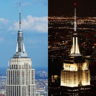 Empire State Building, NYC: Inngangsbillett morgen og kveld