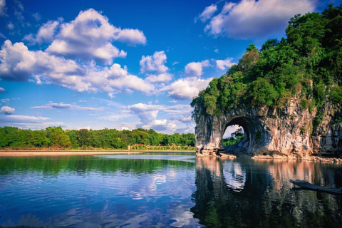 Guilin Afternoon: Reed Flute Cave, Elephant Hill, Night Tour