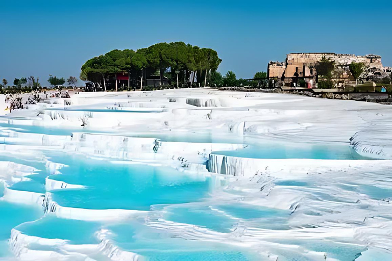 Bodrum: Pamukkale & Hierapolis Small Group Tour w/ Pickup Shared Tour with Entrance Fees Excluded