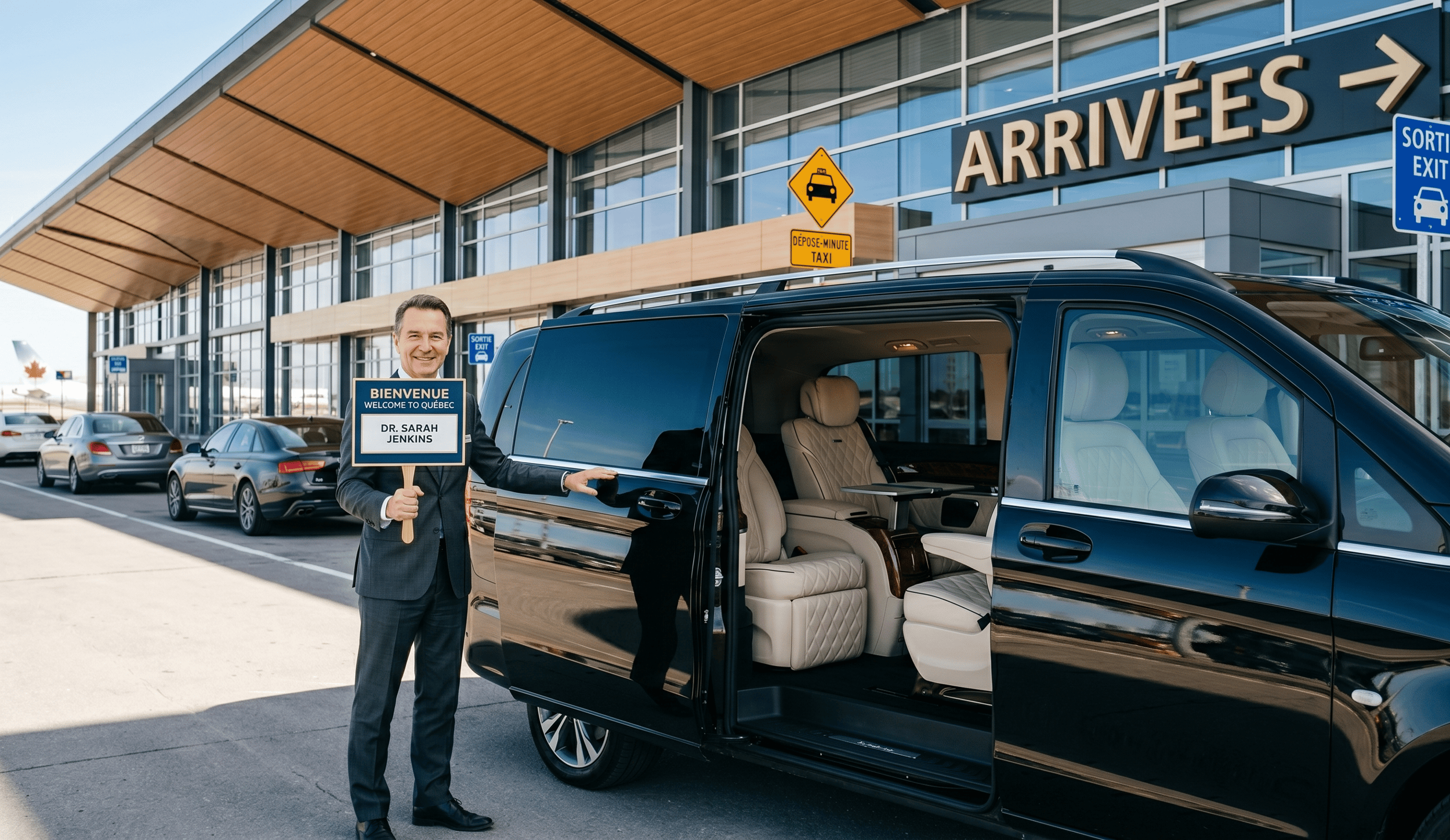 Québec: Privater Transfer zwischen Flughafen YQB und Stadtzentrum