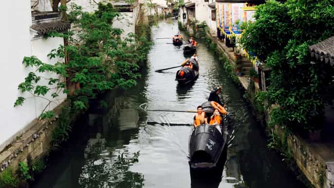 shaoxing ancient town day tour with lunch from hangzhou