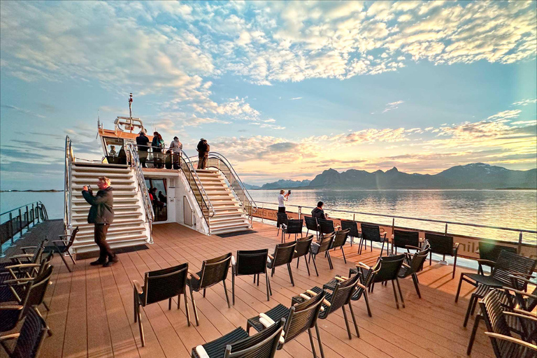 Tromsø: Summer Arctic Light Cruise with a Guide Tromsø: Midnight Sun or Sunset Cruise with a Guide