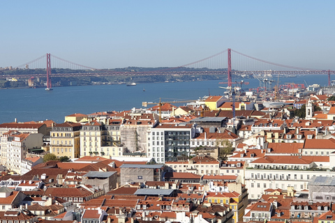 LISBONNE : VUE DE LUXE DEPUIS LES HAUTEURS - VISITE D&#039;UNE JOUNÉE EN VOITURE