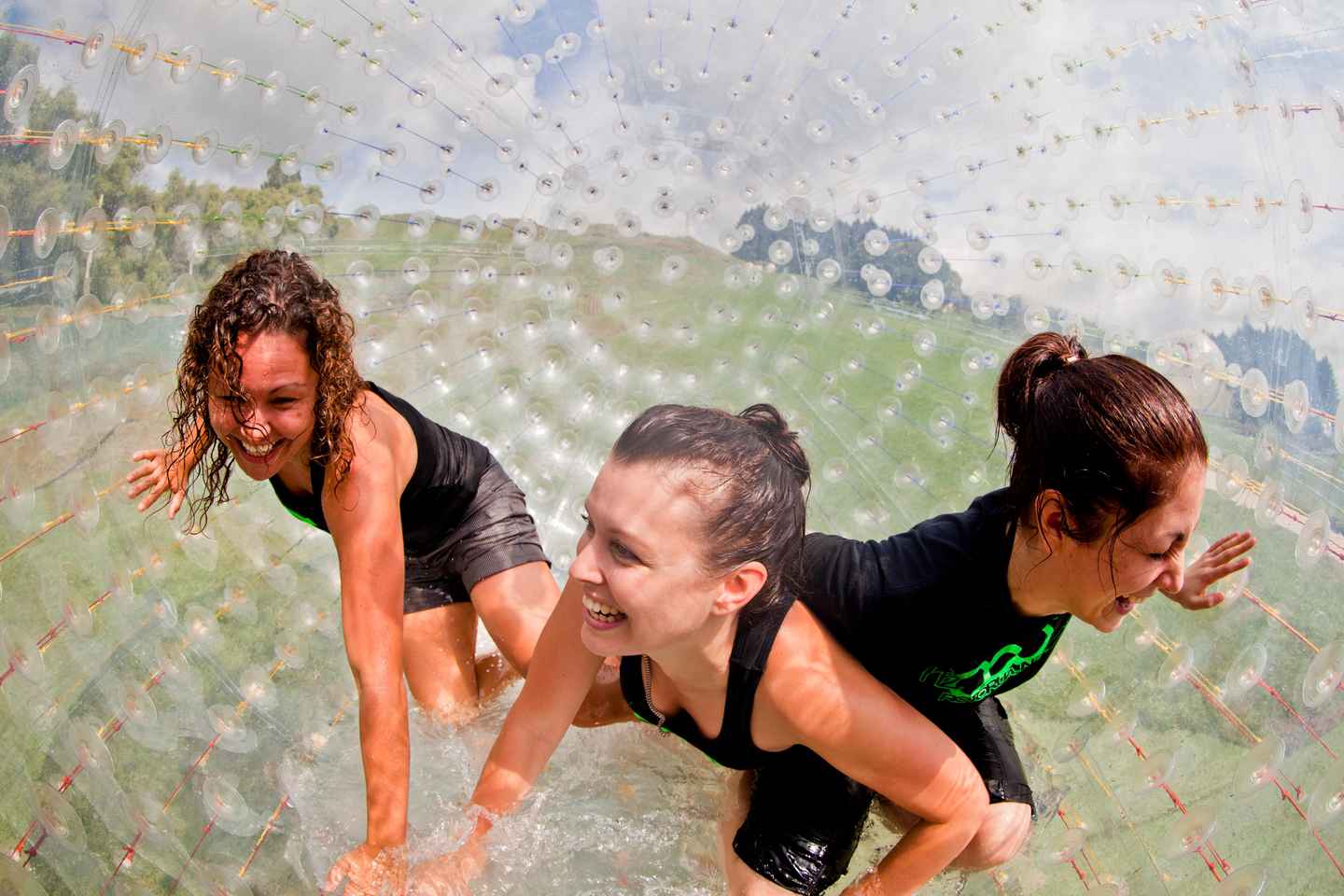Rotorua: ZORB Inflatable Ball Rides - 2 Ride Combo