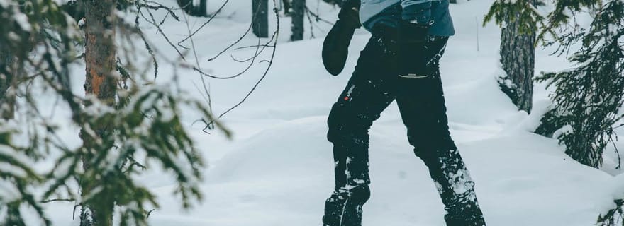 Rovaniemi : randonnée en raquettes dans une forêt instagrammable avec barbecue