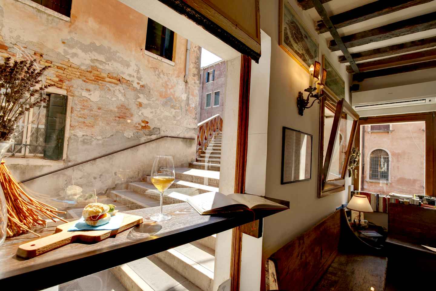 taste wine in a romantic setting