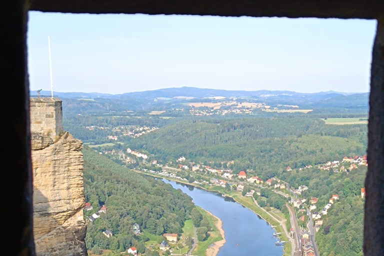 From Dresden: Table mountains Lilienstein & Königstein tour
