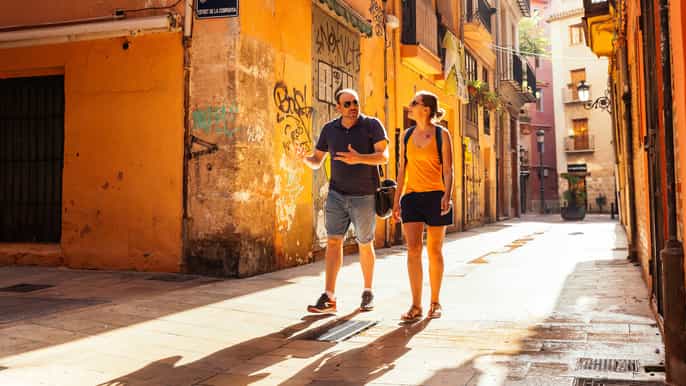 valencia privéwandeltocht door het oude stadscentrum