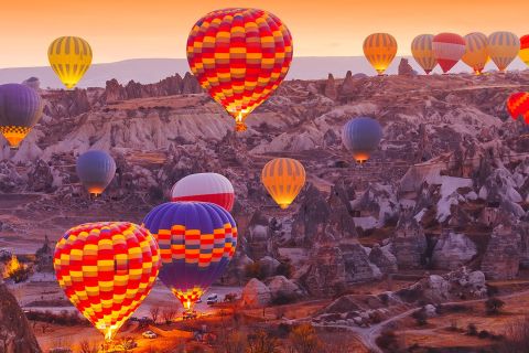 Early Morning Sunrise Hot Air Ballooning Tour of Cappadocia