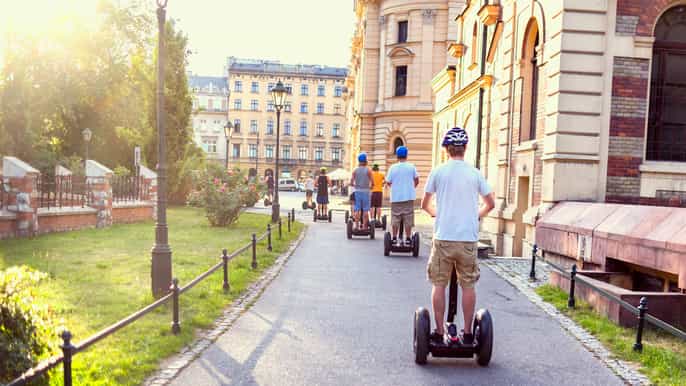 90minute guided segway tour of kraków old town
