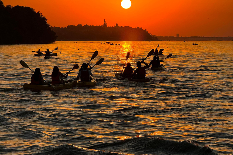 Belgrade: Sunset Kayak Tour