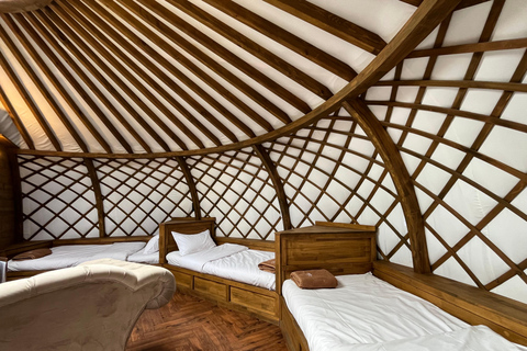 Terelj: Premium Mongolian Ger (Yurt) Overnight Experience Chinggis Khaan Statue + Ger