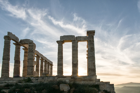 Van Athene: Kaap Soenion & rondleiding Tempel van Poseidon