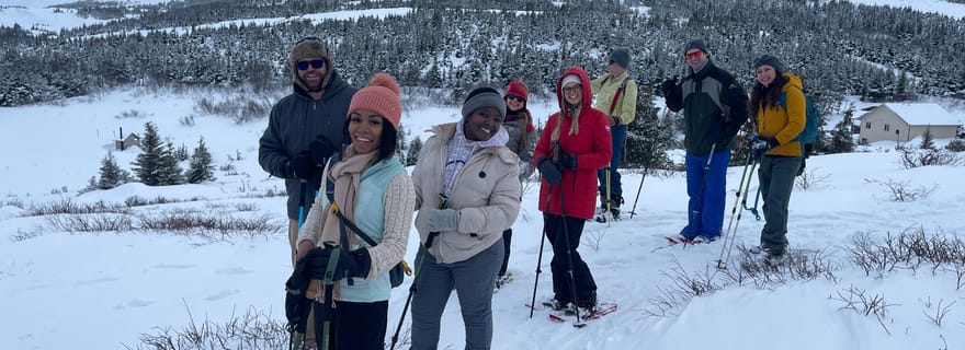 Depuis Anchorage : Aventure en raquettes pour débutants à Glen Alps