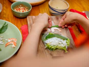 Clase de cocina con visita al mercado de Ben Thanh