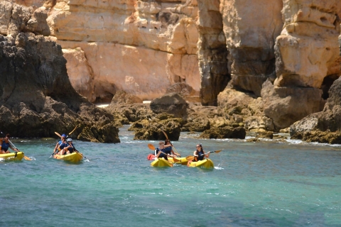 Desde Albufeira: tour en kayak por la costa del Algarve