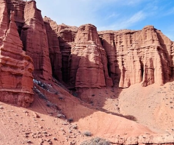 From Bishkek: Ancient Burana and Konorchek Canyons