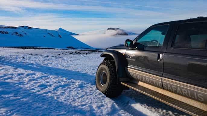 private fullday jeep tour from reykjavik